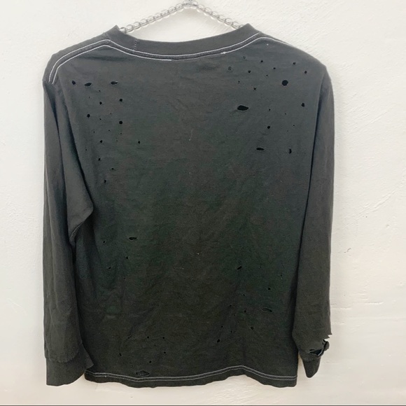 Obey l Grey Distressed Grim Reaper Graphic T-shirt - Picture 6 of 6